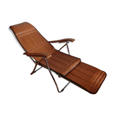 Chaise longue relax skaï vintage