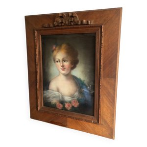 Tableau pastel de jeune