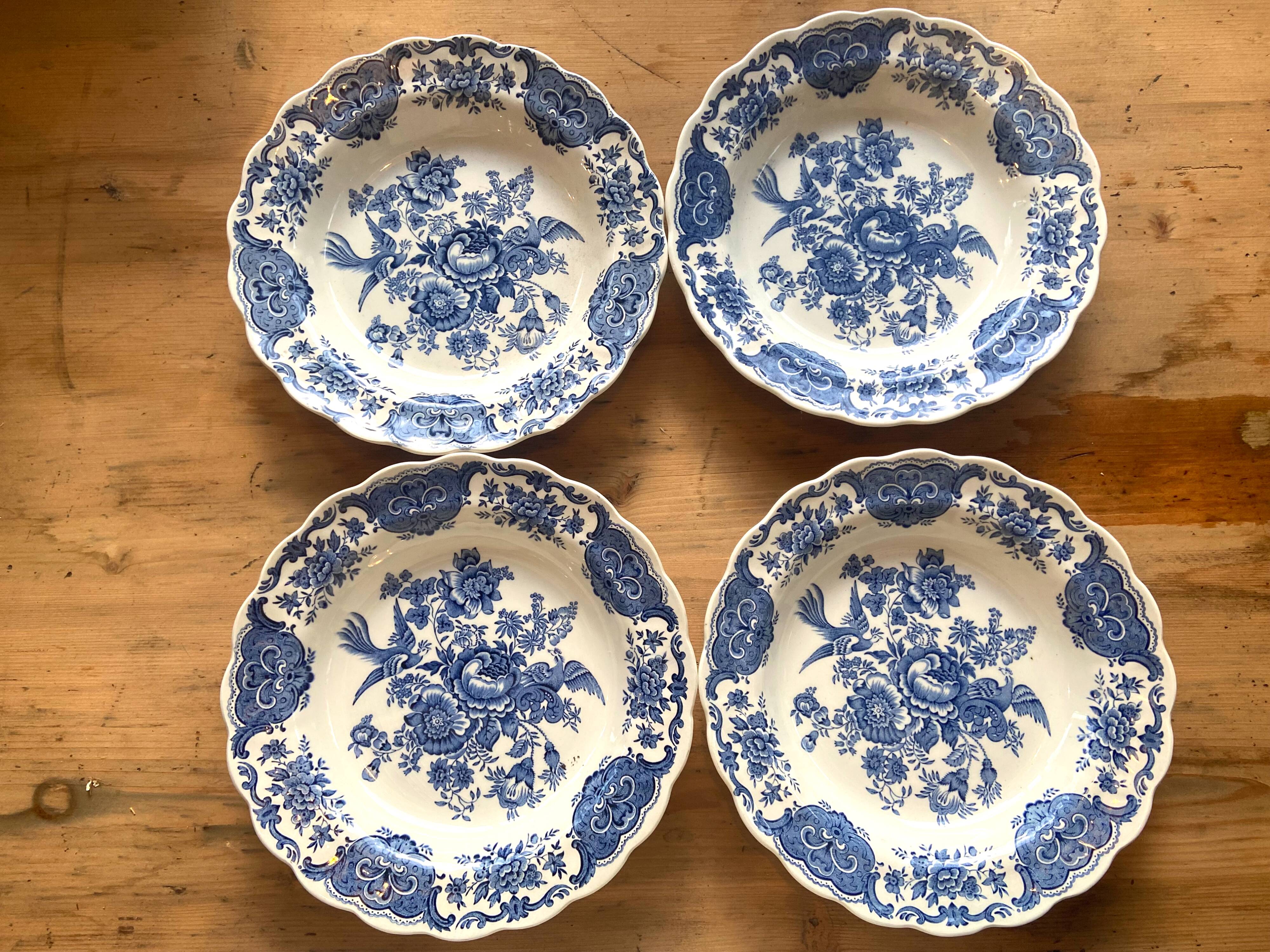 24 windsor english porcelain plates