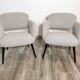 Mid-century restored pair of armchairs