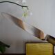 12 old Art Deco horn and stainless steel knives in case
