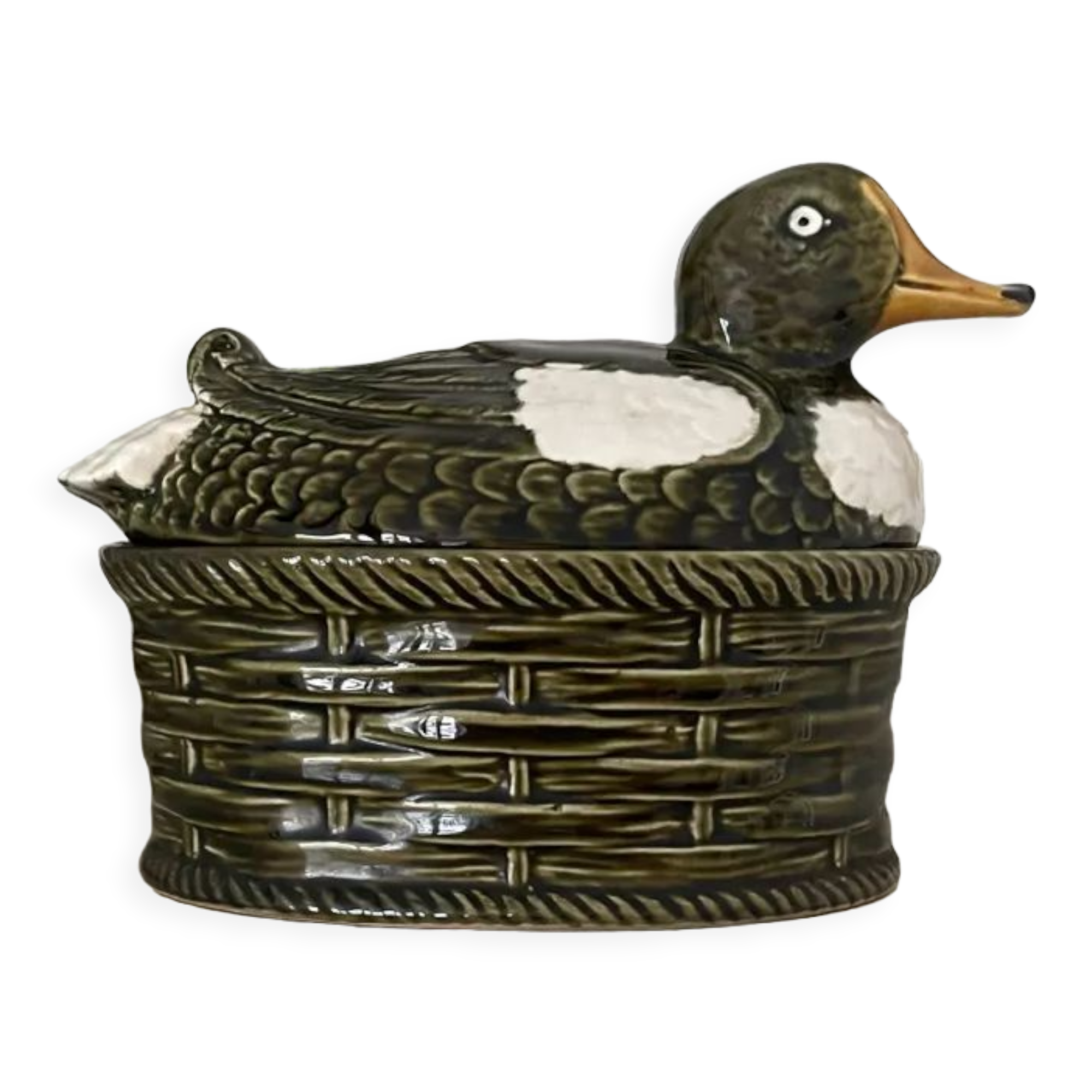 Terrine dish in slip