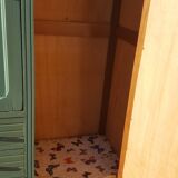 Vintage parisian wooden slip-up