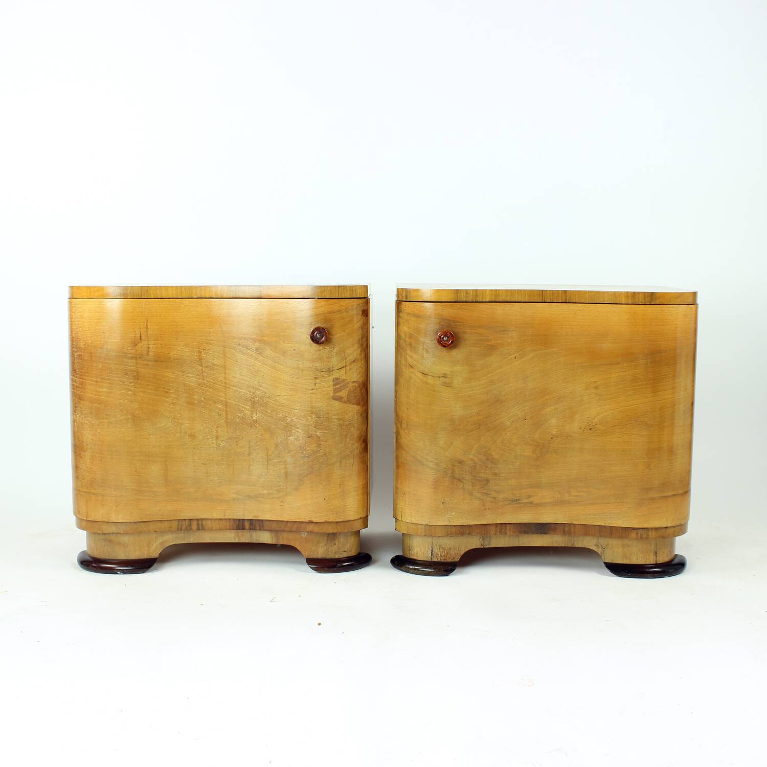 Tables de chevet Art Déco de Jindřich Halabala pour UP Závody, 1930