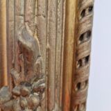 golden fireplace mirror