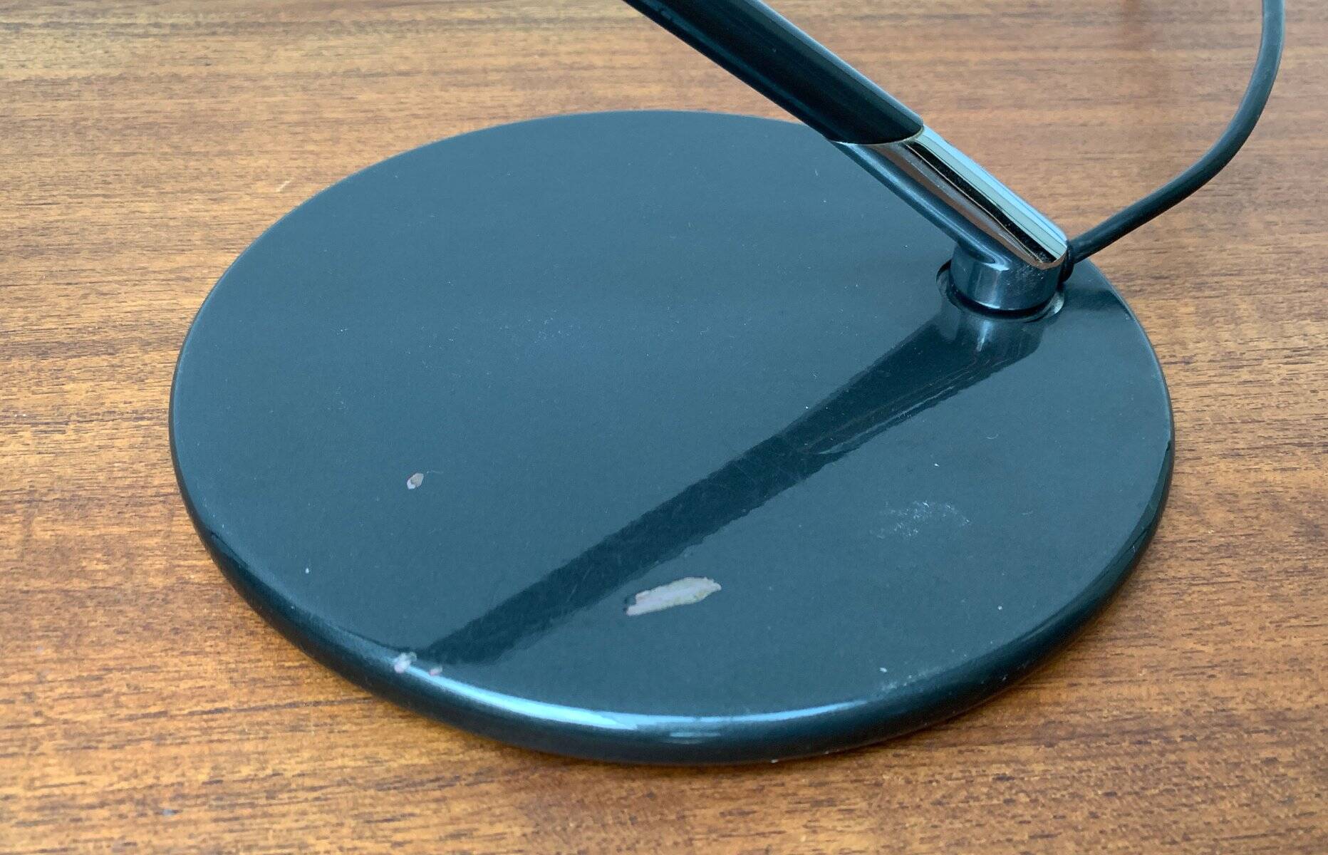 Postmodern Ring A400 table lamps by Bruno Gecchelin for Arteluce, Italy, 1970s, set of 2