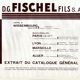 2 chaises bistrot par Fischel 1930 assises bois