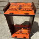 Vintage 70 year orange earthenware harness