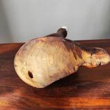 Lampe brutaliste 1950/60 bois d'olivier
