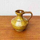 Italian pottery carafe from the mid-century by Aldo Londi for Bitossi, 1960s.