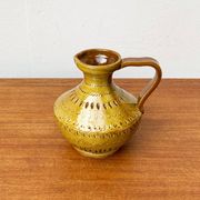 Italian pottery carafe from the mid-century by Aldo Londi for Bitossi, 1960s.