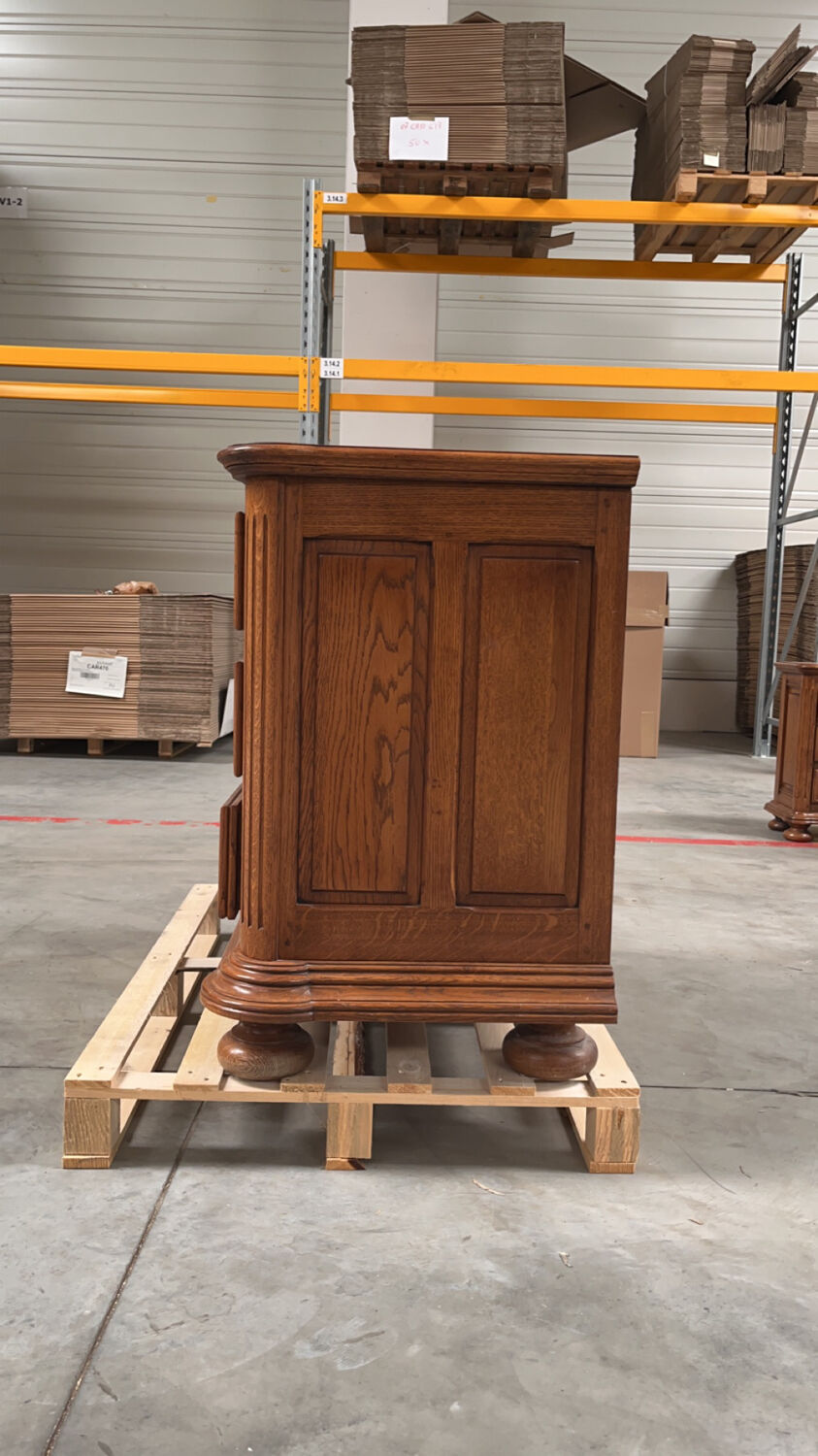 Tricoire solid oak chest of drawers