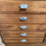 Meuble de métier, de mercerie double face à 20 tiroirs