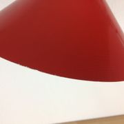 Lampe de bureau articulée Aluminor grand modèle, rouge