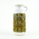 Ceramic floor vase with relief pattern, West Germany, 1970s