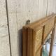 Miroir en rotin vintage