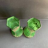 Pair of vase F. T. Legras – Becken and Auguste Helligenstein – Art Nouveau
