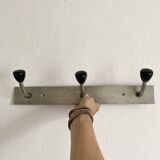Industrial wall coat rack, 50s