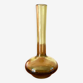 small soliflore in bubbled glass Biot style design from the 70s