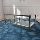 Vintage gold and silver coffee table