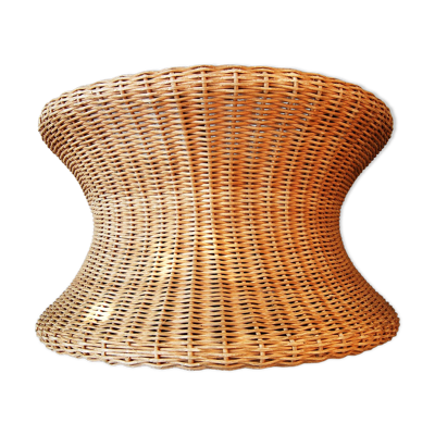 Tabouret, repose pied en rotin Eero Aarnio Asko