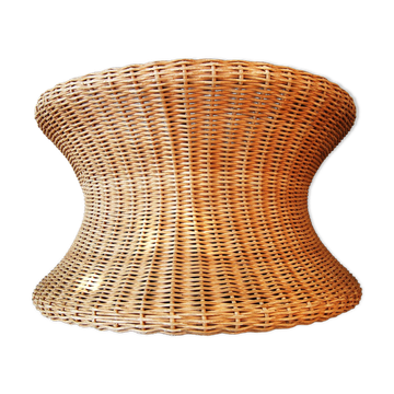 EERO AARNIO Asko rattan pouf or footstool