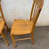 Set of 4 contemporary bistro style chairs