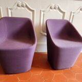 Pair of Log 365 armchairs by Pedrali