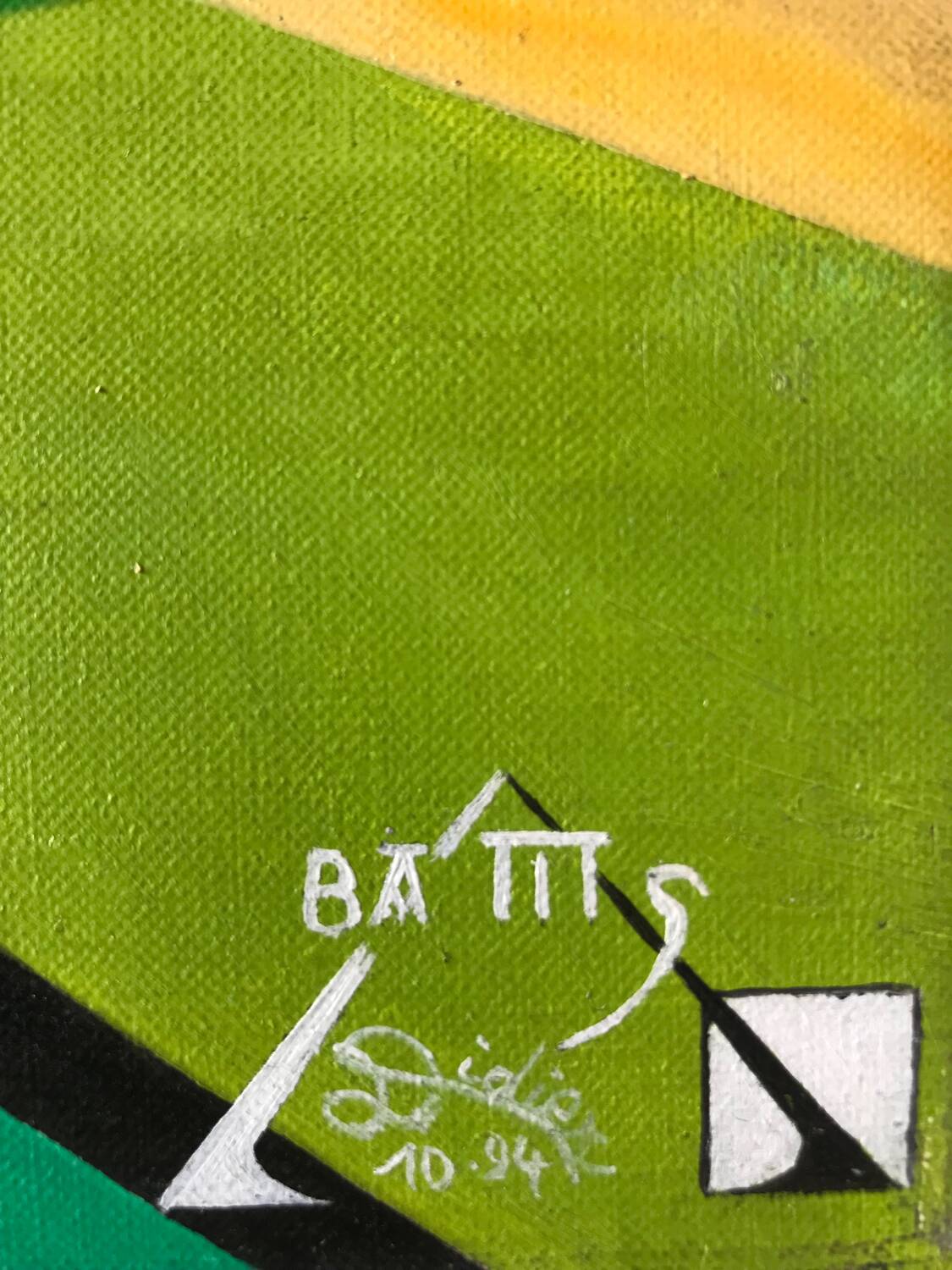 Didier battistella (1963).the senses of the wind.oil on canvas