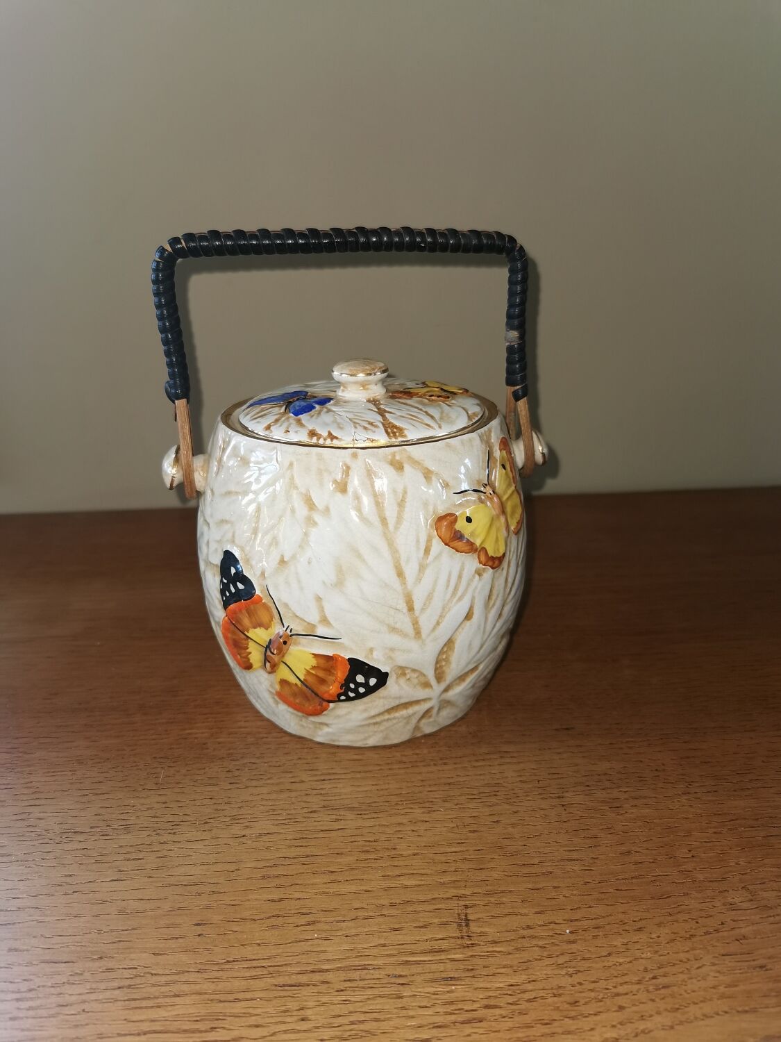 Vintage ceramic candy box