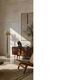 Vintage Mid-Century Scandinavian Modern Sculptural Gold Floor Lamp