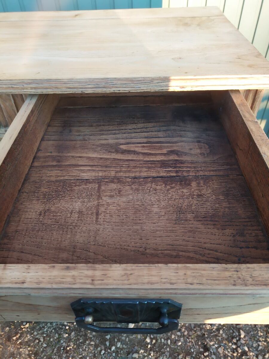 Parisian buffet raw wood