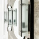 Miroir double glace vintage années 70