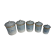 5 pots a epices porcelaine aluminite frugier