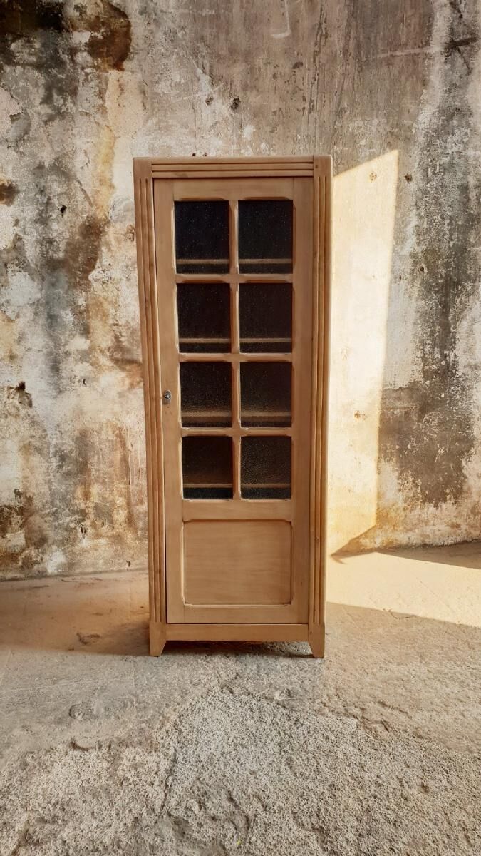 Vintage glass library