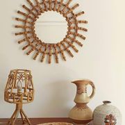 Rustic French Provence Wicker Basket Centerpiece / Vide-Poche – Mid 20th Century