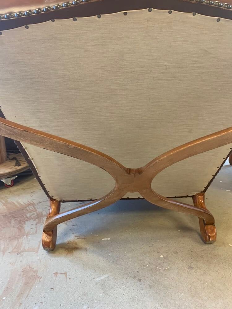 Paire de fauteuils à oreilles Jean Prévost