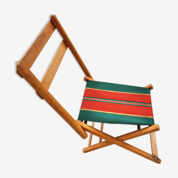Folding chair of fisherman fabric bayadère
