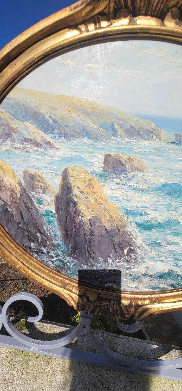 Peinture marine 19eme