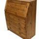 Vintage pine secretaire workstation desk, 1980s design