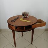 Worker / pedestal table / tripod side table 50s/60s