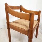 Pair of Carimate chairs by Vico Magistretti for Cassina 1960