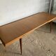 Scandinavian extendable table in light oak and teak 166/202/238x89cm vintage an50