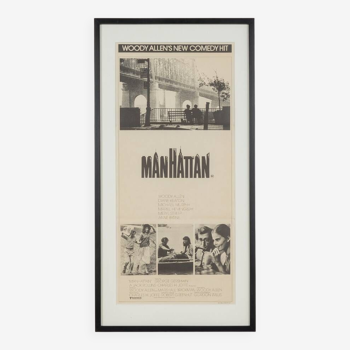 Manhattan, Woody Allen, affiche de film, 44 x 86 cm