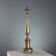 Antique gilded metal candelabrum, Italy, late 19th century