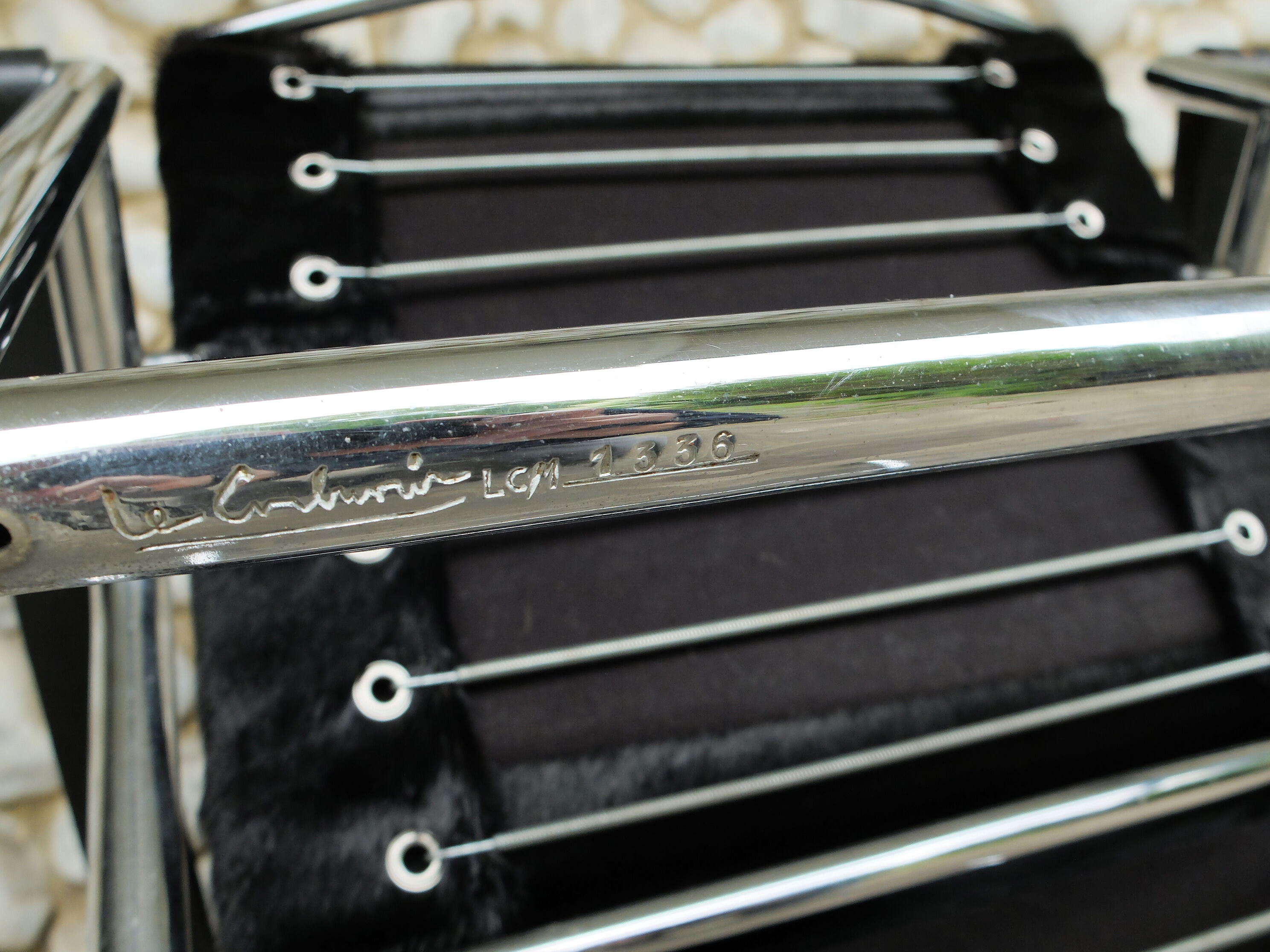 LC1 armchair by Le Corbusier, Pierre Jeanneret & Charlotte Perriand for Cassina 1960