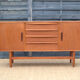 English teak row, 138 cm
