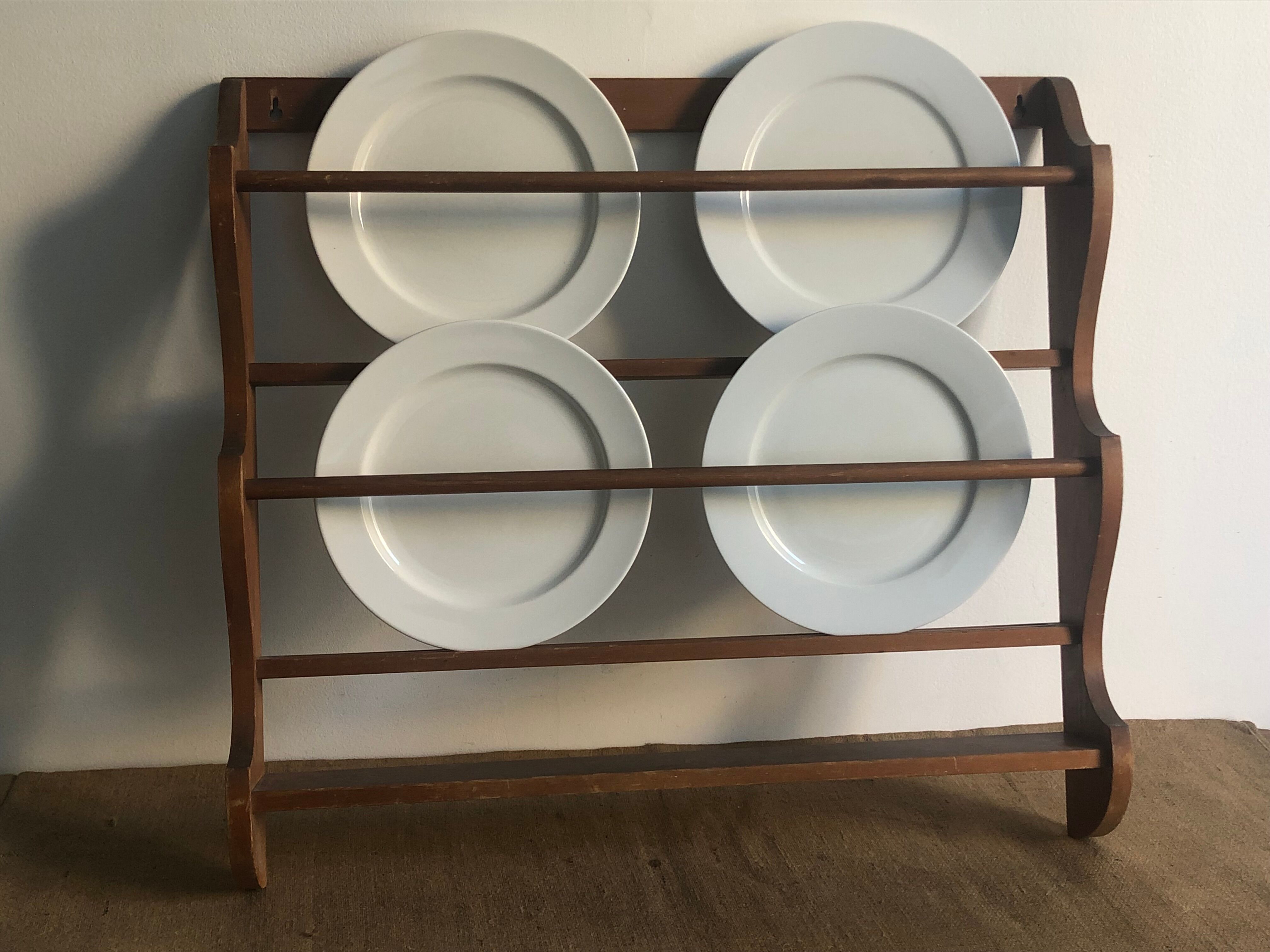 Shelf plate holders, storage, presentation