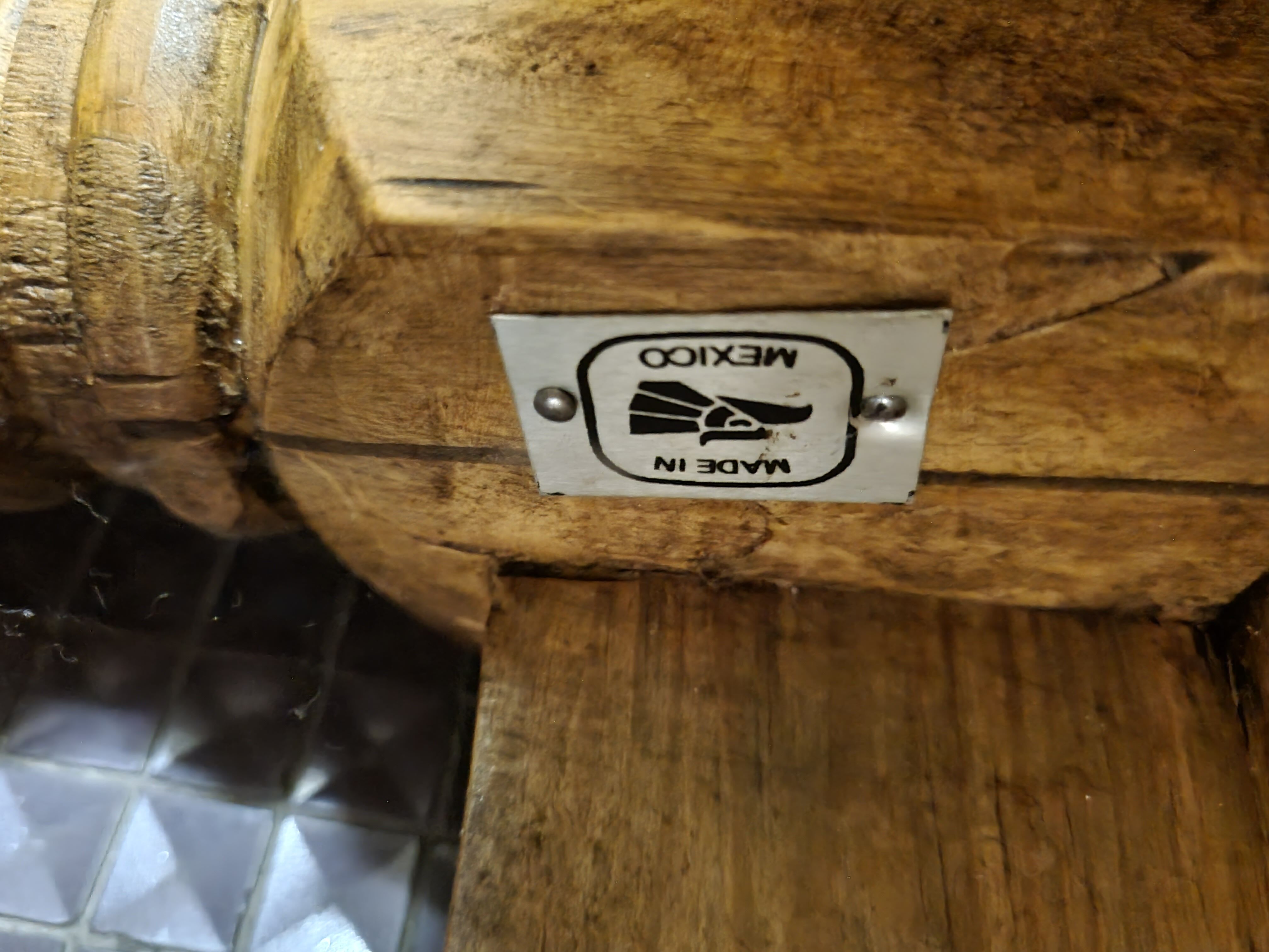 Wooden coffee table from Mexico