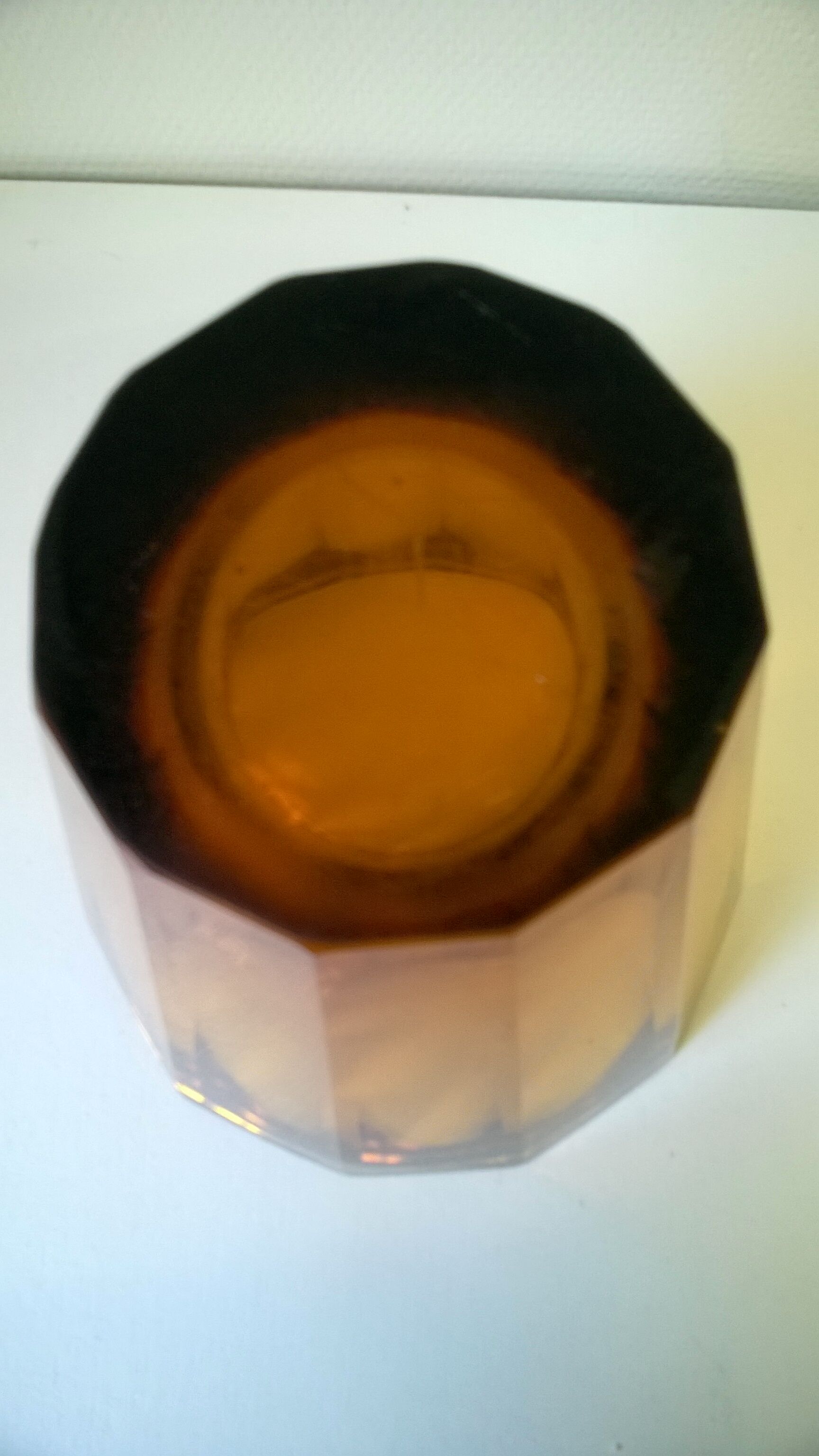 Moser Karlsbad art deco crystal vase